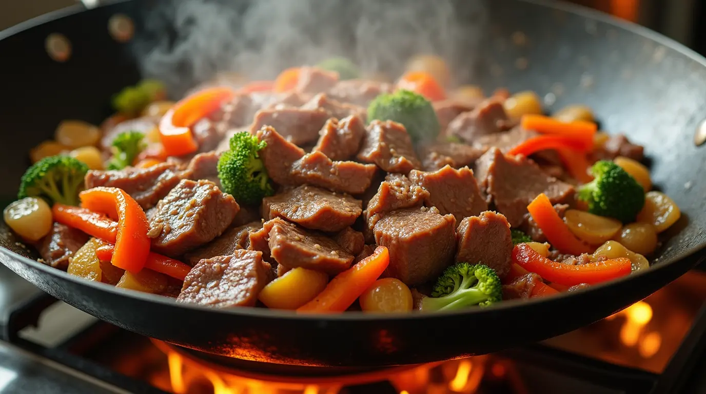 thinly sliced beef