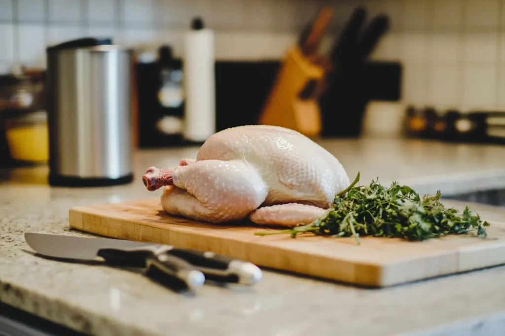 How to Mash Raw Chicken