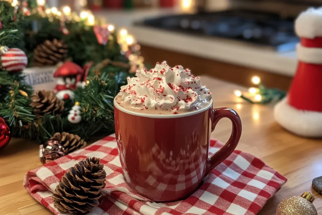 peppermint hot chocolate