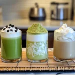 green tea with milk