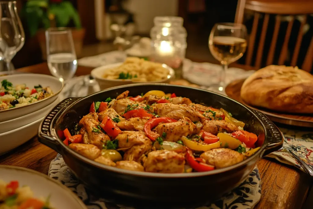 chicken and peppers recipe