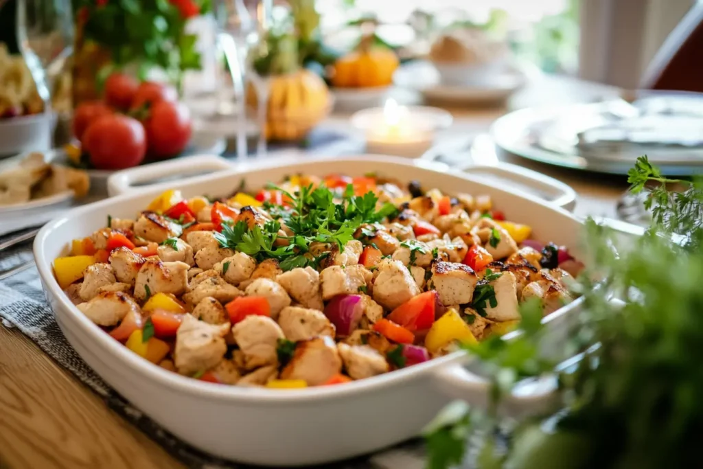 What is the best way to cook diced chicken?