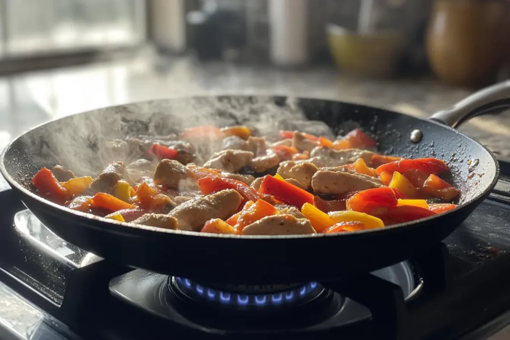 chicken and peppers recipe