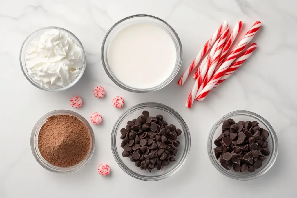 peppermint hot chocolate