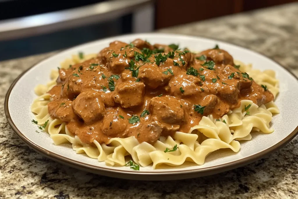 Beef broth gravy