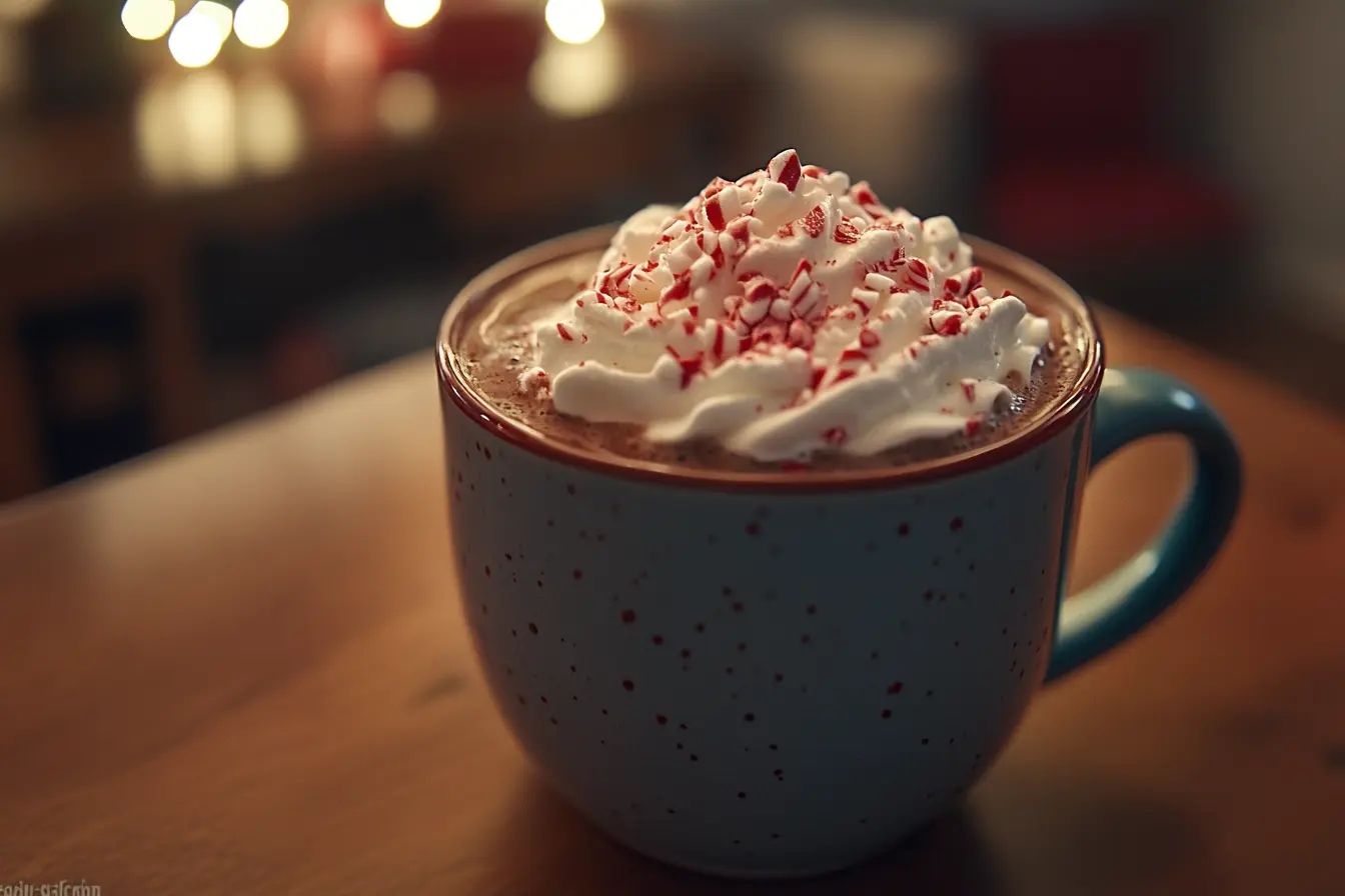 peppermint hot chocolate