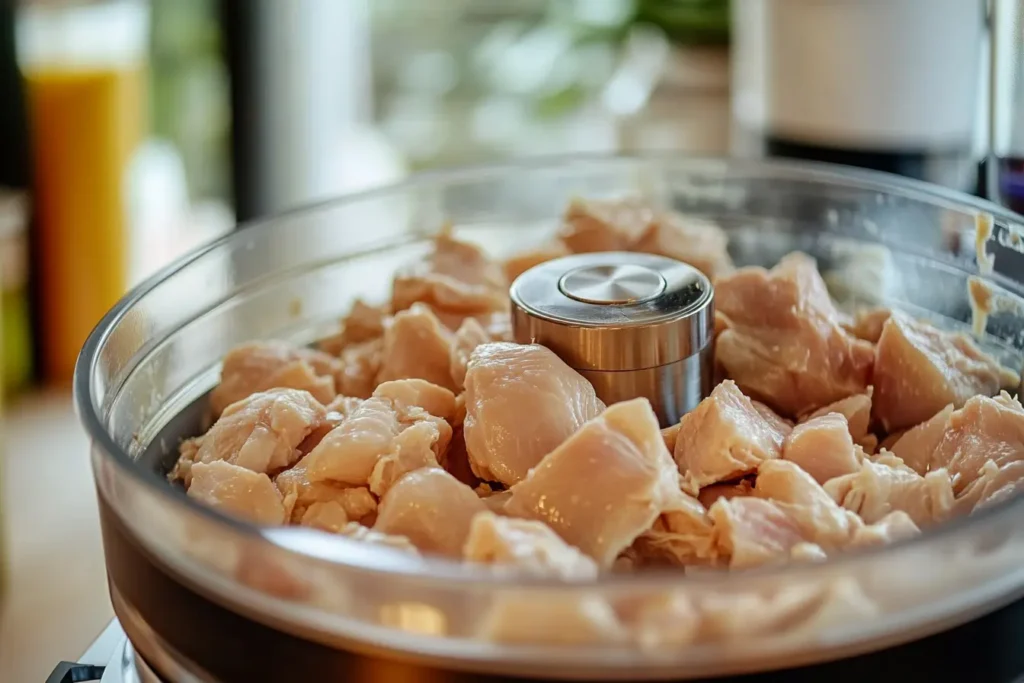 How to Mash Raw Chicken