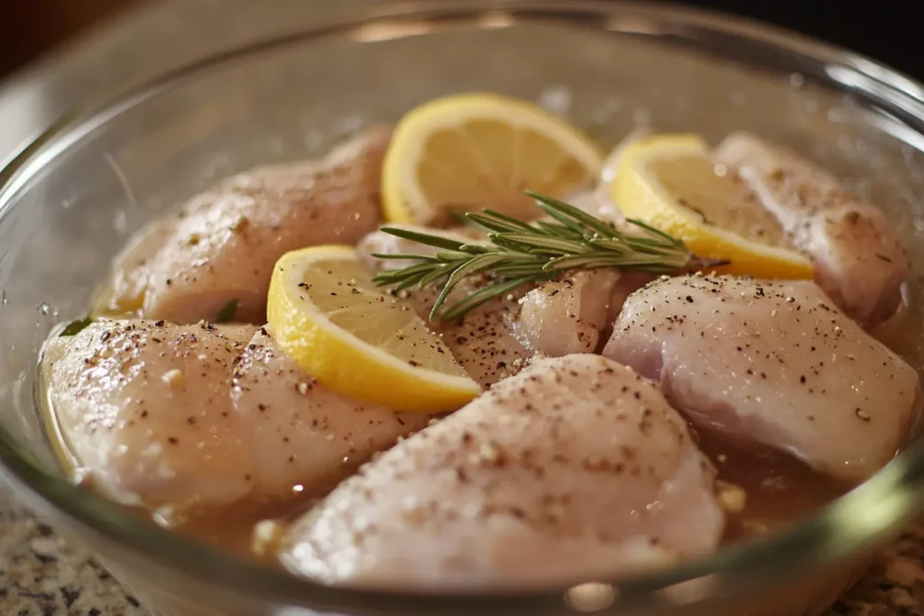 How to make chicken pieces tender?