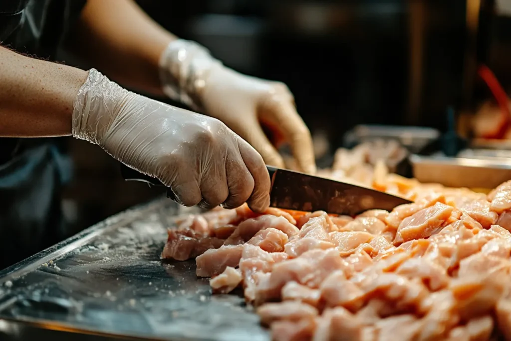 How to Mash Raw Chicken