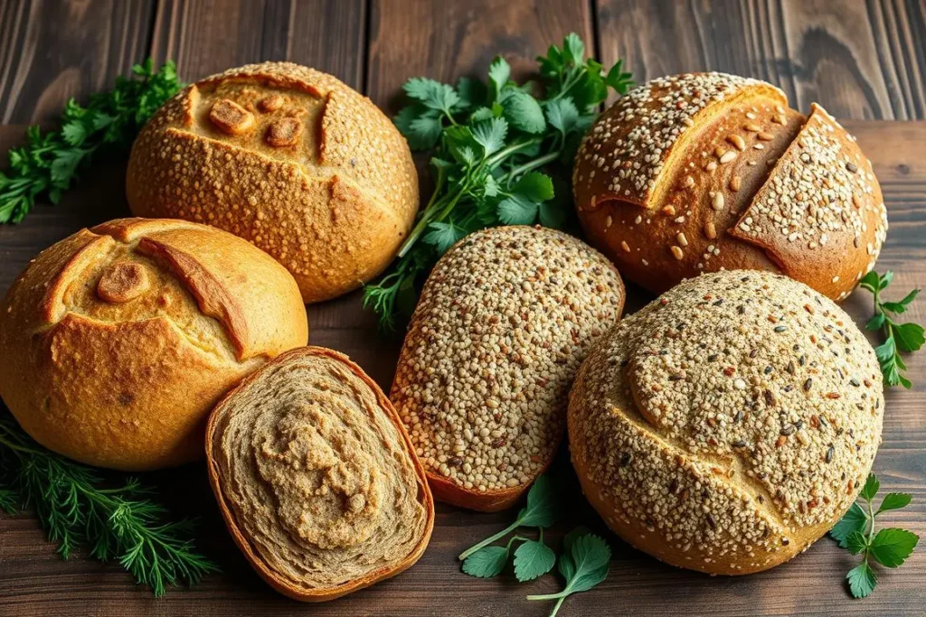 Is Lentil Bread Healthier Than Regular Bread? In recent years, more people are looking for healthier food options. They are turning to alternative flours like lentils. The question is, is lentil bread really better for you than regular wheat bread? This article looks into lentil bread's nutritional benefits and how they compare to regular bread. Key Takeaways Lentil bread is gaining traction as a healthy alternative to regular wheat bread. Lentils are a rich source of protein, fiber, and essential micronutrients. Lentil bread may have a lower glycemic index, potentially benefiting individuals with diabetes or those seeking better blood sugar management. Incorporating lentil bread into a balanced diet can provide a nutritious boost to your meals. Further research is needed to fully understand the long-term health implications of substituting lentil bread for regular bread. Understanding the Rise of Lentil Bread as a Healthy Alternative A big change is happening in bread-making. More people are choosing alternative flour breads. Lentil bread is leading this trend, offering a nutritious twist on a classic food. So, what's behind the surge in lentil bread popularity? The Growing Popularity of Alternative Flour Breads More people want healthier bread options. They're looking for breads with alternative flour breads, like lentil bread. These options are packed with nutrients and protein, unlike traditional wheat bread. Why Lentils Are Being Used in Bread Making Lentils are becoming a favorite in bread-making. They're a plant-based protein that's full of fiber, complex carbs, and vitamins. This makes them a top choice for those looking for lentils nutrition in their bread. Lentils also have special qualities. They help the dough stick together and add moisture. This makes them a great addition to alternative flour breads. "The rise of lentil bread shows people want nutritious and sustainable food. As they pay more attention to what they eat, lentil bread's appeal keeps growing." Lentil Bread's Unique Nutritional Benefits Lentil bread is a healthier choice than regular bread. It's packed with protein and has a balanced amino acid mix. Protein Content and Essential Amino Acids Lentils are a top-notch protein source. They have all the amino acids our bodies need. A slice of lentil bread can have up to 8 grams of protein. That's way more than the 3-4 grams in regular wheat bread. Fiber and Micronutrient Analysis Lentil bread has more fiber than regular bread. This fiber is good for your digestion, blood sugar, and keeps you full. It's also full of micronutrients like iron, folate, and magnesium. Beneficial Complex Carbohydrates Lentil bread uses healthy carbohydrates called complex carbs. These carbs are digested slowly, giving you steady energy and helping control blood sugar. Lentil bread is a nutritious alternative to regular bread. Adding it to your diet can greatly improve your health and wellbeing. Blood Sugar Management and Glycemic Index Comparison Keeping blood sugar levels healthy is key, and the glycemic index of your food matters a lot. Lentil bread, with its low glycemic index, is great for managing blood sugar and boosting metabolic health. Impact on Blood Sugar Levels Lentil bread's fiber and protein slow down carb absorption. This leads to a gradual increase in blood sugar levels. Unlike regular bread, made from refined flour, which causes a quick spike in blood sugar. Choosing lentil bread means more stable blood sugar levels. This is good for people with diabetes or those at risk. The low glycemic index of lentil bread makes it a diabetes-friendly choice for blood sugar management. Benefits for Diabetic Individuals For diabetics, lentil bread's low glycemic index is a big help. It helps keep blood sugar levels steady, reducing the need for insulin or medication. The high fiber and protein in lentil bread also help you feel full, aiding in appetite and weight control. By picking lentil bread over regular bread, diabetics can enjoy more stable blood sugar levels. This empowers them to better manage their condition and stay healthy. "Lentil bread is a game-changer for individuals with diabetes or those looking to maintain healthy blood sugar levels. Its low glycemic index and nutrient-dense profile make it a superior choice compared to traditional bread." Making the Switch: Incorporating Lentil Bread Into Your Diet Adding lentil bread to your meals can be tasty and good for you. With more gluten-free options and whole grain choices, switching to lentil bread is simple. You can choose from store-bought or homemade lentil bread, making it easy to fit into your diet. Lentil bread has a unique taste and texture that many enjoy. Its earthy flavor pairs well with many dishes, like sandwiches or toast. Try lentil bread in your favorite recipes and discover new flavors that suit your taste and diet. When you start using lentil bread, you might notice changes in taste or texture. Some people take time to get used to its special qualities. But with an open mind and a desire to try new things, you can easily add lentil bread to your healthy diet choices and enjoy its health benefits. FAQ Is lentil bread healthier than regular bread? Yes, lentil bread is a healthier choice. Lentils are packed with protein, fiber, and complex carbs. They offer more nutrients than traditional wheat bread. What are the nutritional benefits of lentil bread? Lentil bread is a great source of plant-based protein. It has all the essential amino acids. It also has lots of fiber, which is good for your digestion and blood sugar. Lentils are also full of iron, folate, and magnesium. These nutrients are important for your health. How does the glycemic index of lentil bread compare to regular bread? Lentil bread has a lower glycemic index than regular bread. This means it doesn't raise blood sugar levels as much. It's a good choice for people with diabetes or those who want to control their blood sugar. Is lentil bread a good option for gluten-free diets? Yes, lentil bread is gluten-free. It's a nutritious, whole-grain option for those with gluten sensitivities or celiac disease. It's a great alternative for gluten-free diets. How can I incorporate lentil bread into my diet? You can use lentil bread in many ways, like regular bread. Enjoy it as toast, in sandwiches, or as a base for open-faced dishes. It's also good in recipes like stuffing or breadcrumbs. Many lentil bread options are now available. You can find them in stores or make your own. It's easy to add lentil bread to your meals.