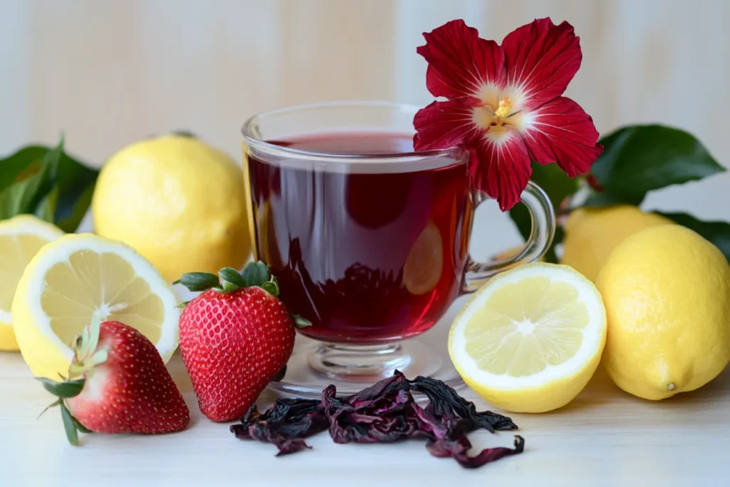 What goes well with hibiscus tea.