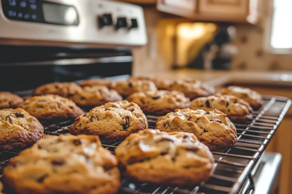 Freshly Baked Banana Bread Cookies Ready to Enjoy