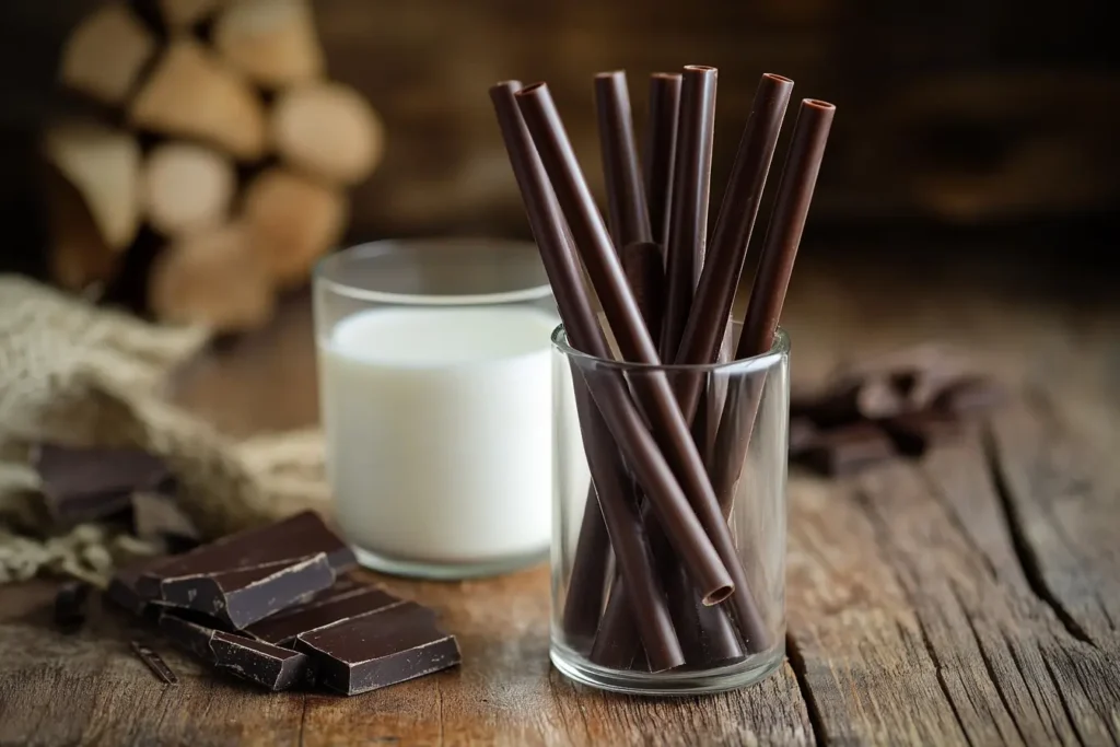 Chocolate Straws