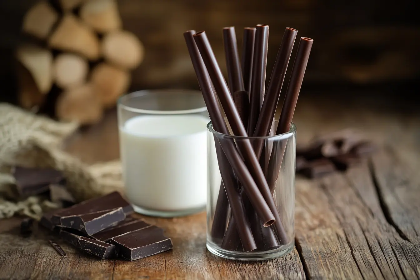 Chocolate Straws