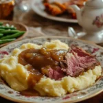 What meat goes well with mashed potatoes