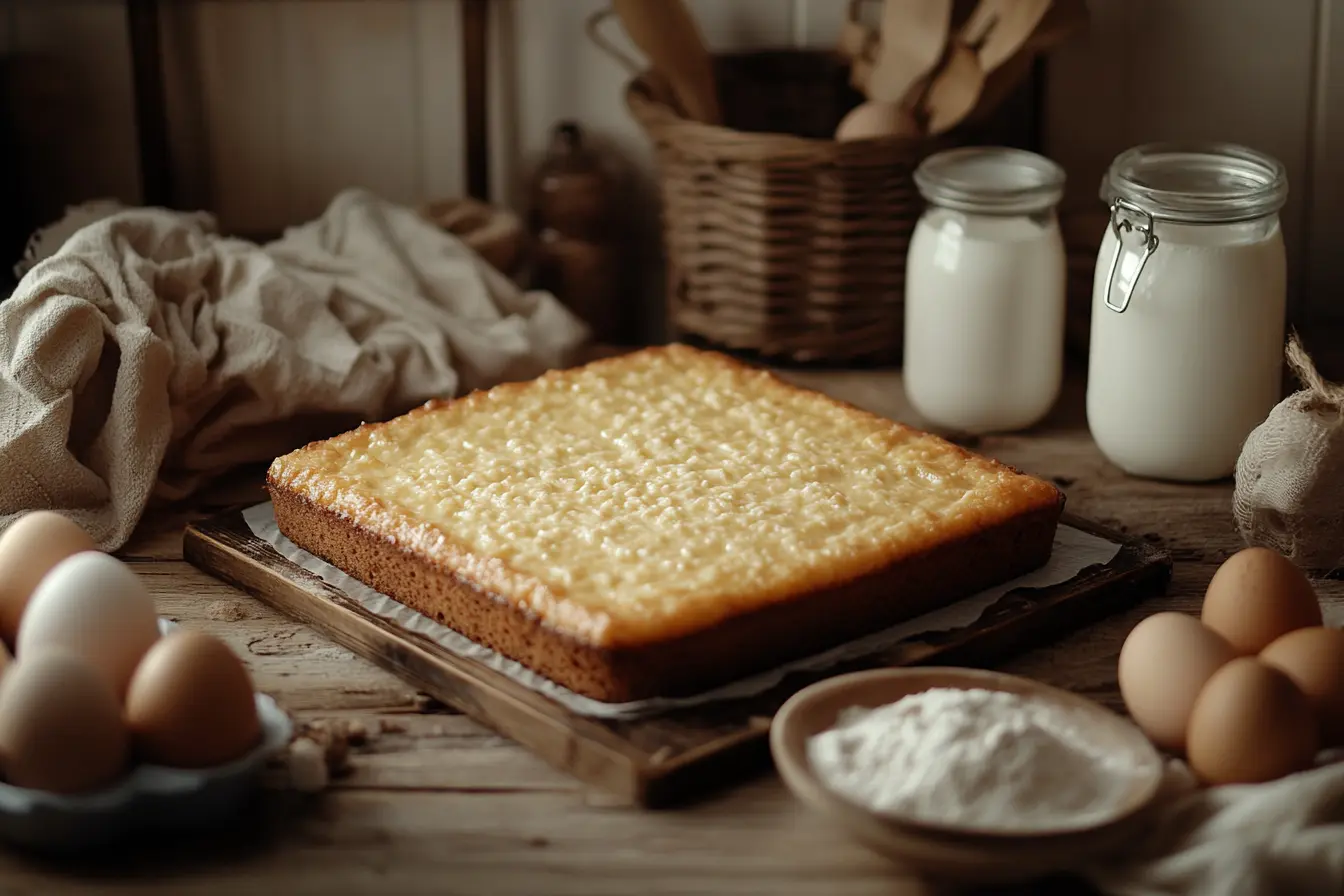 easy kefir sheet cake description