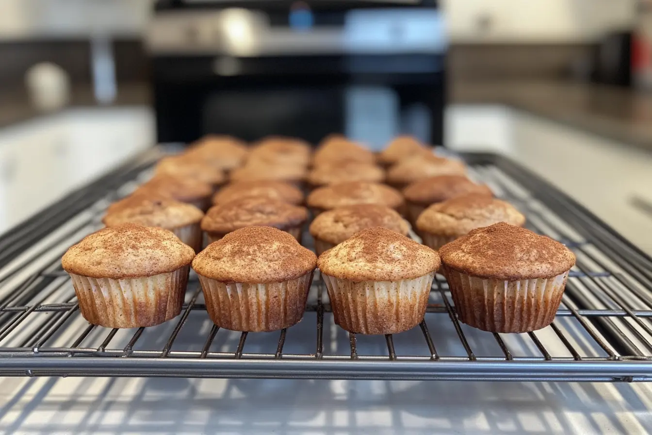 How much cinnamon is in a batch of muffins?