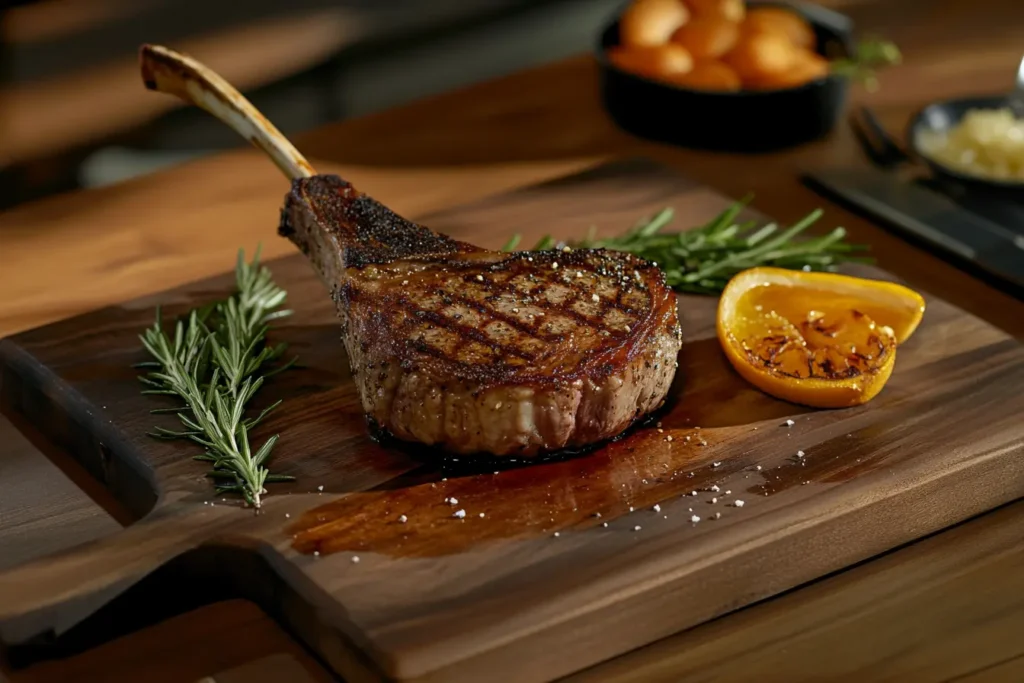How to grill a tomahawk steak
