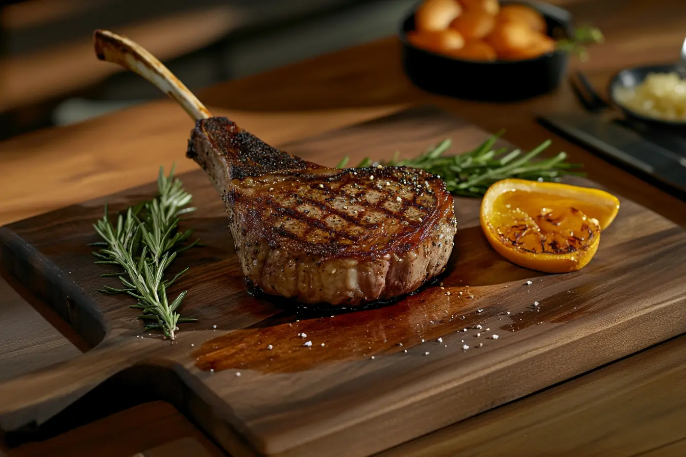 How to grill a tomahawk steak